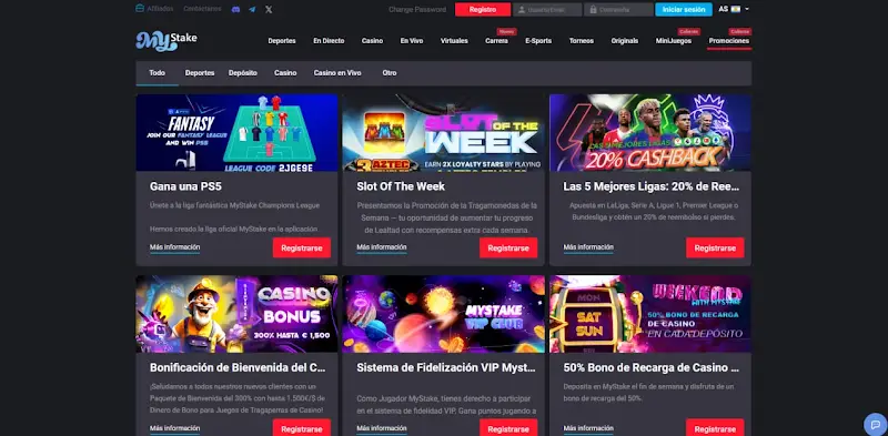 Registro en Mystake paso a paso